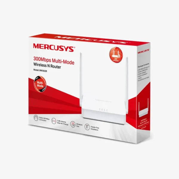 Mercusys MW302R router in home environment